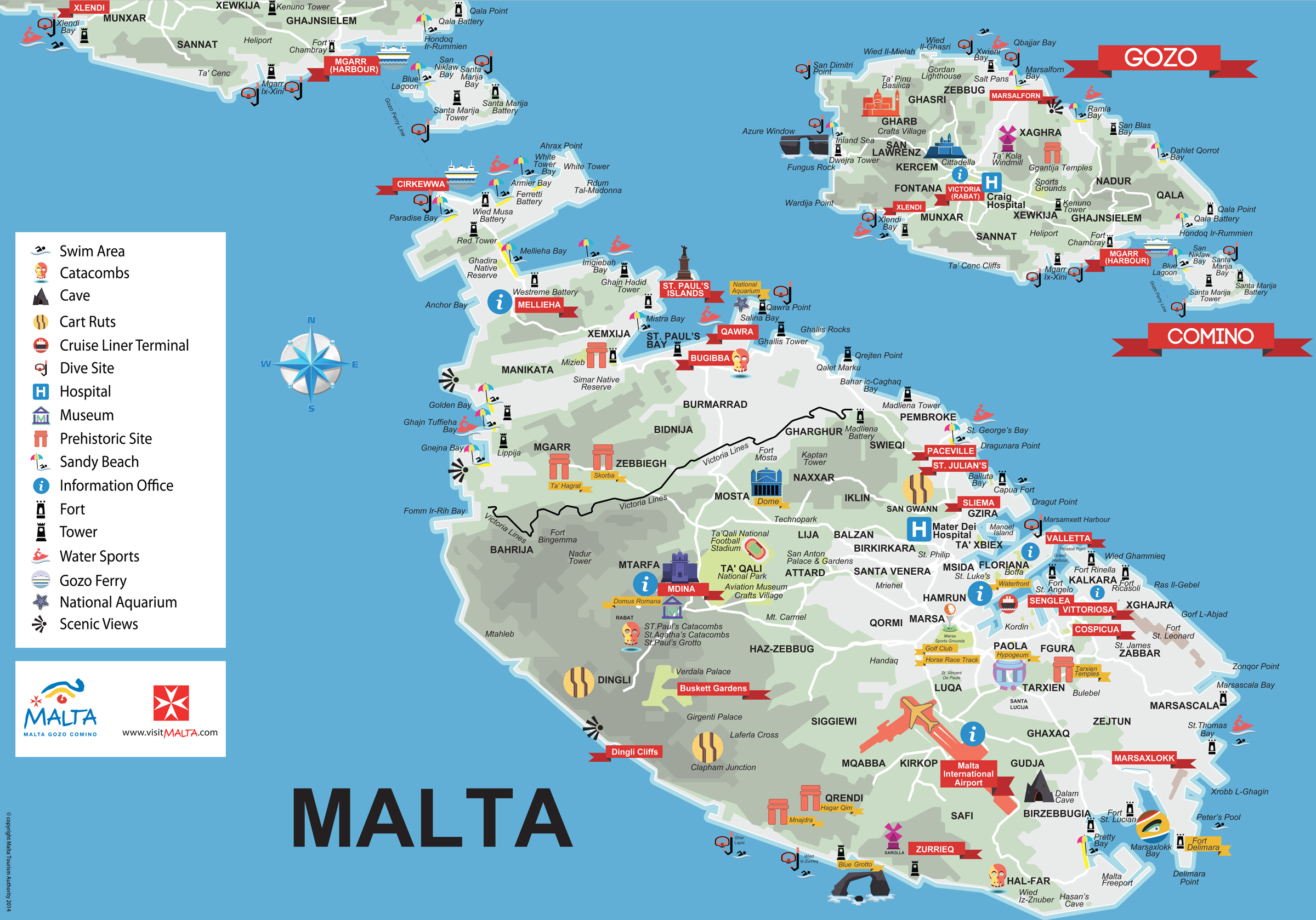 Malta Tourist Map City Sightseeing Malta Hop On Hop Off Bus Tour XULC Malta Tourist Map City Sightseeing Malta Hop On Hop Off Bus Tour XULC